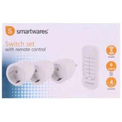 3x Funksteckdose, Smartwares Kabelloses Schalterset, 4-teilig, Filial-Abholung, Action-Markt