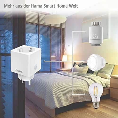 Hama WLAN Steckdose Professional, Mini Plug (smarte Steckdose Mit Verbrauchsmessung, WiFi Steckdose Für Sprach- U. App-Steuerung) - Prime 10 Hama WLAN Steckdose Professional, Mini Plug (smarte Steckdose Mit Verbrauchsmessung, WiFi Steckdose Für Sprach- U. App-Steuerung) - Prime – Bild 8