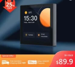 SONOFF NSPanel Pro Smart Home Control Panel + Gratis NFC Tag