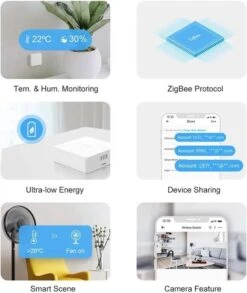 4 Stück SONOFF SNZB-02 Zigbee Temperatur Feuchtigkeit Sensor 9 4 Stück SONOFF SNZB-02 Zigbee Temperatur Feuchtigkeit Sensor -Elektronische Geräte Verkäufe 2104747 1 2