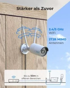 Reolink RLC-410W Überwachungskamera (2560x1440, Dualband-WLAN, LAN, 30m Nachtsicht, Smarte Erkennung, FTP, MicroSD, Google Assistant, IP66) 11 Reolink RLC-410W Überwachungskamera (2560x1440, Dualband-WLAN, LAN, 30m Nachtsicht, Smarte Erkennung, FTP, MicroSD, Google Assistant, IP66) -Elektronische Geräte Verkäufe 2109309 1 2