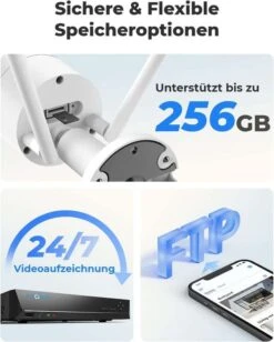 Reolink RLC-410W Überwachungskamera (2560x1440, Dualband-WLAN, LAN, 30m Nachtsicht, Smarte Erkennung, FTP, MicroSD, Google Assistant, IP66) 13 Reolink RLC-410W Überwachungskamera (2560x1440, Dualband-WLAN, LAN, 30m Nachtsicht, Smarte Erkennung, FTP, MicroSD, Google Assistant, IP66) -Elektronische Geräte Verkäufe 2109309 1 4