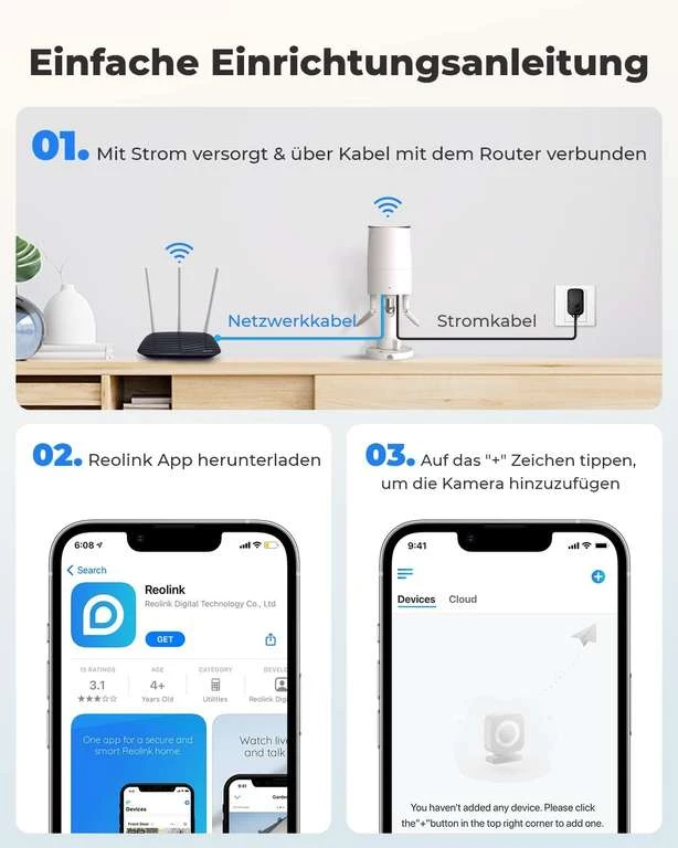 Reolink RLC-410W Überwachungskamera (2560x1440, Dualband-WLAN, LAN, 30m Nachtsicht, Smarte Erkennung, FTP, MicroSD, Google Assistant, IP66) 8 Reolink RLC-410W Überwachungskamera (2560x1440, Dualband-WLAN, LAN, 30m Nachtsicht, Smarte Erkennung, FTP, MicroSD, Google Assistant, IP66) – Bild 6