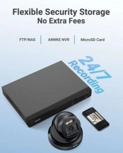 Annke NC800 Überwachungskamera (3840x2160@20fps, H265, LAN Mit PoE, 40m Nachtsicht In Farbe, Smarte Bewegungserkennung, ONVIF, App, IP67) 14 Annke NC800 Überwachungskamera (3840x2160@20fps, H265, LAN Mit PoE, 40m Nachtsicht In Farbe, Smarte Bewegungserkennung, ONVIF, App, IP67) -Elektronische Geräte Verkäufe 2144555 1 4