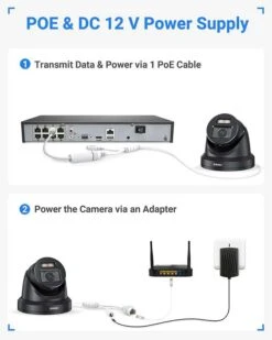 Annke NC800 Überwachungskamera (3840x2160@20fps, H265, LAN Mit PoE, 40m Nachtsicht In Farbe, Smarte Bewegungserkennung, ONVIF, App, IP67) 15 Annke NC800 Überwachungskamera (3840x2160@20fps, H265, LAN Mit PoE, 40m Nachtsicht In Farbe, Smarte Bewegungserkennung, ONVIF, App, IP67) -Elektronische Geräte Verkäufe 2144555 1 5