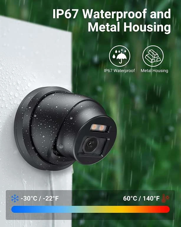 Annke NC800 Überwachungskamera (3840x2160@20fps, H265, LAN Mit PoE, 40m Nachtsicht In Farbe, Smarte Bewegungserkennung, ONVIF, App, IP67) 9 Annke NC800 Überwachungskamera (3840x2160@20fps, H265, LAN Mit PoE, 40m Nachtsicht In Farbe, Smarte Bewegungserkennung, ONVIF, App, IP67) – Bild 7