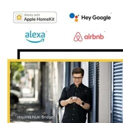 Nuki Smart Lock 3.0, Smartes Türschloss Für Schlüssellosen Zutritt Ohne Umbau, Nachrüstbares Elektronisches Türschloss 14 Nuki Smart Lock 3.0, Smartes Türschloss Für Schlüssellosen Zutritt Ohne Umbau, Nachrüstbares Elektronisches Türschloss -Elektronische Geräte Verkäufe 2161261 1 4