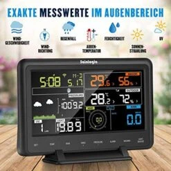 [Amazon] Sainlogic Profi WLAN Wetterstation 7-in-1 Internet Funk Mit Außensensor, Regenmesser, Wettervorhersage,Windmesser, Wunderground -Elektronische Geräte Verkäufe 2172574 1 3