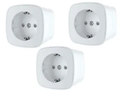 SILVERCREST 3er-Set Steckdosen Zwischenstecker, »Zigbee Smart Home« Mit Energiezähler