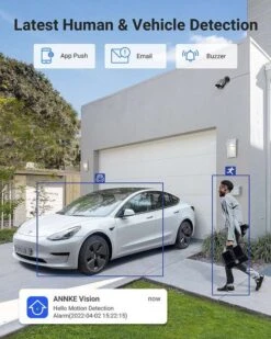 Annke AC500 Überwachungskamera (3072x1728@20fps, 2.8mm, PoE, IR-Nachtsicht & LED-Licht, Erkennung, Mikrofon, MicroSD, ONVIF, IP67) -Elektronische Geräte Verkäufe 2207242 1 3