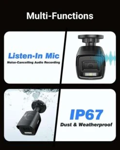 Annke AC500 Überwachungskamera (3072x1728@20fps, 2.8mm, PoE, IR-Nachtsicht & LED-Licht, Erkennung, Mikrofon, MicroSD, ONVIF, IP67) -Elektronische Geräte Verkäufe 2207242 1 5