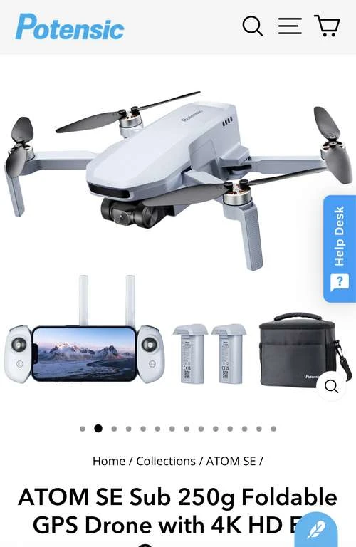 Potensic ATOM SE GPS 4K Drohne Mit Kit 3 Potensic ATOM SE GPS 4K Drohne Mit Kit