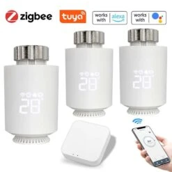 Tuya Zigbee 3x Heizkörperthermostat Und 1x Gateway (oder 5 Thermostate Für 82,30€)