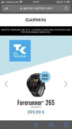 Garmin Forerunner 265