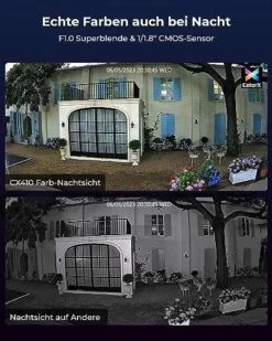 Farbige Nachtsicht Ohne Scheinwerfer; Reolink CX410; 2K 4MP PoE Überwachungskamera; Große F1.0 Blende, Farb-Nachtsicht, 1/1.8" Bildsensor -Elektronische Geräte Verkäufe 2229480 1 2