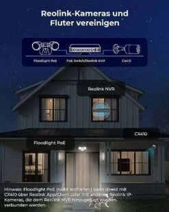 Farbige Nachtsicht Ohne Scheinwerfer; Reolink CX410; 2K 4MP PoE Überwachungskamera; Große F1.0 Blende, Farb-Nachtsicht, 1/1.8" Bildsensor -Elektronische Geräte Verkäufe 2229480 1 7