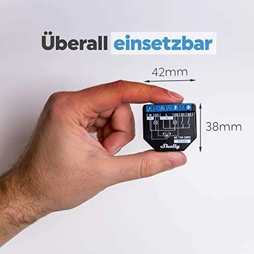 Shelly Plus 2PM | Wlan & Bluetooth 2 Kanäle Smart Relais Schalter Mit Leistungsmessung 4 Shelly Plus 2PM | Wlan & Bluetooth 2 Kanäle Smart Relais Schalter Mit Leistungsmessung – Bild 2