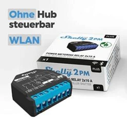 Shelly Plus 2PM | Wlan & Bluetooth 2 Kanäle Smart Relais Schalter Mit Leistungsmessung 15 Shelly Plus 2PM | Wlan & Bluetooth 2 Kanäle Smart Relais Schalter Mit Leistungsmessung -Elektronische Geräte Verkäufe 2230808 1 5