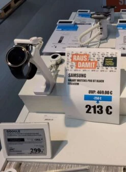 [LOKAL | Saturn | Berlin East Side Mall] Samsung Galaxy Watch 5 Pro BT Black Titanium Für 213€