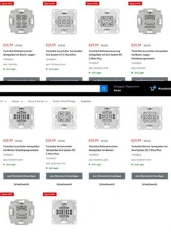 Smarte TechniSat Unterputz-Einsätze (Z-Wave Plus Bzw. SmartThings, Kompatibel Mit Schalterserien Von Busch-Jaeger, Gira Oder Merten)