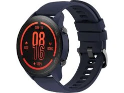 XIAOMI Mi Watch Smartwatch Glasfaserverstärktes Polycarbonatgehäuse Silikon, 125 Mm + 85 Mm, Navy Blue