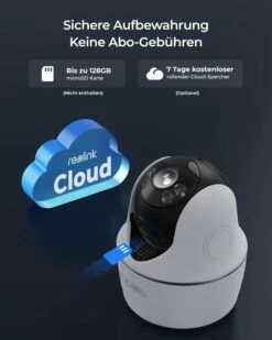 Erste 4k Akku Solar Überwachungskamera - Reolink Argus PT Ultra + 6W Solarpanel; WiFi; KI-Erkennung; Spotlight, Autark Ohne Kabel -Elektronische Geräte Verkäufe 2235033 1 6