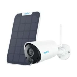 Reolink 1080P WLAN Kabellose Überwachungskamera Aussen Akku Argus Eco+Solarpanel, Versandkostenfrei