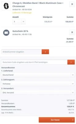 Fitbit Charge 6 CB Inkl 6 Monate Fitbit Premium (Chromecast Nicht Mehr Mit Dabei) 8 Fitbit Charge 6 CB Inkl 6 Monate Fitbit Premium (Chromecast Nicht Mehr Mit Dabei) -Elektronische Geräte Verkäufe 2239369 1 2
