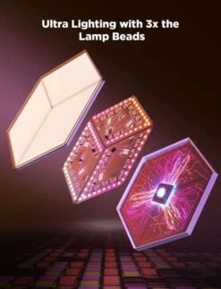 Govee Glide Hexagon Light Panels Ultra, 3D Hexagon LED Panels RGBIC (Neue Veröffentlichung) -Elektronische Geräte Verkäufe 2242904 1 7