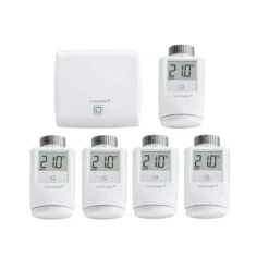 Homematic IP Starter Set Heizen: 5x Thermostat HMIP-eTRV-2 Inkl. Access Point (zzgl. 20€ Cashback)