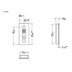 Doorbird D2101V Türstation + Ekey SLine Fingerprint + Controller + Unterputzgehäuse 10 Doorbird D2101V Türstation + Ekey SLine Fingerprint + Controller + Unterputzgehäuse -Elektronische Geräte Verkäufe 2247649 1 3