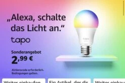TP Link Tapo E27 Smarte Lampe [personalisiert]