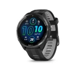 Garmin Forerunner 965 DLC Titan Schwarz/Carbongrau Mit Silikonarmband 22 Mm