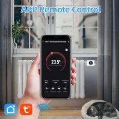 SALCAR Heizkörperthermostat TRV801W Thermostat Heizung Smart LCD WiFi Thermostat Kompatibel Mit Amazon Alexa & Google -Elektronische Geräte Verkäufe 2248802 1 2