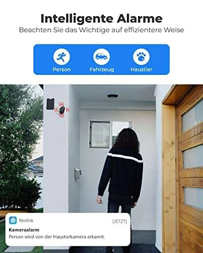 Reolink Argus 3 Pro Mit Solarpanel - 2K Akku WLAN Überwachungskamera, Smarte Erkennung; Spotlight, (weiß Oder Schwarz) 6 Reolink Argus 3 Pro Mit Solarpanel - 2K Akku WLAN Überwachungskamera, Smarte Erkennung; Spotlight, (weiß Oder Schwarz) – Bild 4