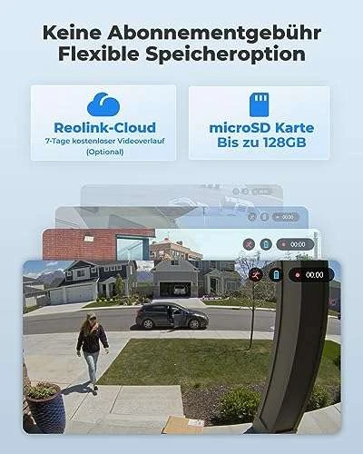 Reolink Argus 3 Pro Mit Solarpanel - 2K Akku WLAN Überwachungskamera, Smarte Erkennung; Spotlight, (weiß Oder Schwarz) 8 Reolink Argus 3 Pro Mit Solarpanel - 2K Akku WLAN Überwachungskamera, Smarte Erkennung; Spotlight, (weiß Oder Schwarz) – Bild 6