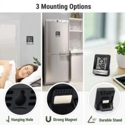 ThermoPro TP49-3 Kleines Digitales Hygrometer, Innenthermometer, Raumthermometer, Temperaturmonitor Und Feuchtigkeitsmesser Für Den Komfort 14 ThermoPro TP49-3 Kleines Digitales Hygrometer, Innenthermometer, Raumthermometer, Temperaturmonitor Und Feuchtigkeitsmesser Für Den Komfort -Elektronische Geräte Verkäufe 2250088 1 5