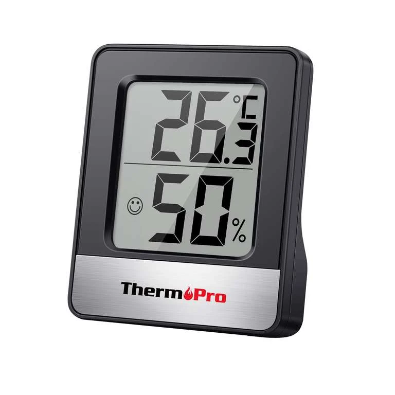 ThermoPro TP49-3 Kleines Digitales Hygrometer, Innenthermometer, Raumthermometer, Temperaturmonitor Und Feuchtigkeitsmesser Für Den Komfort 3 ThermoPro TP49-3 Kleines Digitales Hygrometer, Innenthermometer, Raumthermometer, Temperaturmonitor Und Feuchtigkeitsmesser Für Den Komfort