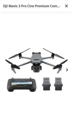 DJI Mavic 3 Pro Cine Premium Combo Drohne, Grau/Schwarz