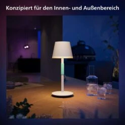 Philips Hue White & Color Ambiance Go Tragbare Tischleuchte | Weiß | 370lm, 16. Mio Farben, Steuerbar Via App Und Per Taste [Cyberport] -Elektronische Geräte Verkäufe 2251804 1 2