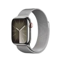 APPLE WATCH SERIES 9 EDELSTAHL SILBER, GPS + CELLULAR, 45 MM