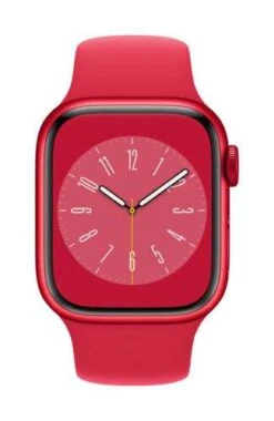 Apple Watch Series 8 GPS + Cellular 41mm Aluminiumgehäuse Rot, Sportband Rot
