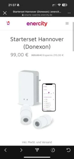 [Lokal Hannover] 2x Donexon Heizkörperthermostate + Bridge