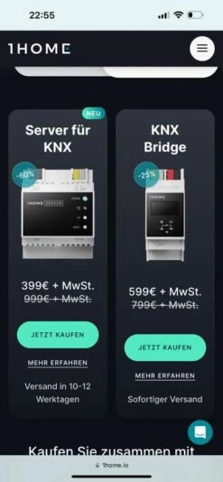 1Home Server Für KNX Und Matter - Blackfriday