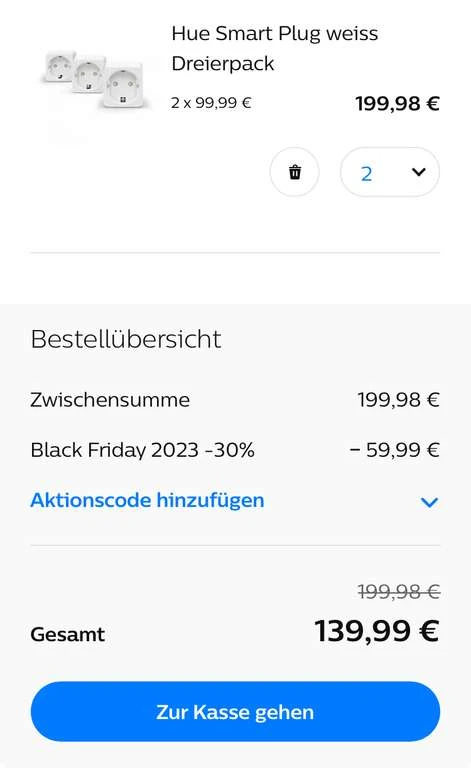 Bis Zu 30% Rabatt Bei Philips Hue / Z.B. 2x Hue Smart Plug 3er Set 7 Bis Zu 30% Rabatt Bei Philips Hue / Z.B. 2x Hue Smart Plug 3er Set – Bild 5