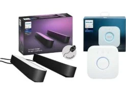 [MediaMark App] PHILIPS Hue White & Col. Amb. Play Doppelpack Lightbar Inkl. Netzteil Starter Set Mehrfarbig