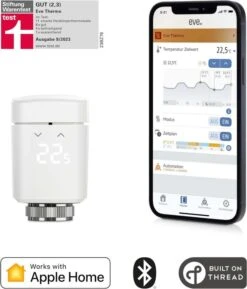 [Cyberport] TOP-Angebot: 2er-Pack Eve Thermo - Smartes Heizkörperthermostat Apple HomeKit Thread -Elektronische Geräte Verkäufe 2263673 1 2