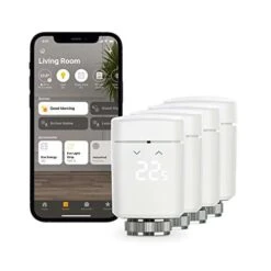 Eve Thermo, 4er Set - Smartes Heizkörperthermostat