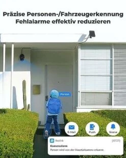 Reolink 2K 4MP Solar Überwachungskamera Aussen Akku, 355°/140° Schwenkbar WLAN Kamera Outdoor Mit 2,4/5GHz WiFi -Elektronische Geräte Verkäufe 2265332 1 4