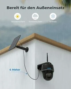 Reolink 2K 4MP Solar Überwachungskamera Aussen Akku, 355°/140° Schwenkbar WLAN Kamera Outdoor Mit 2,4/5GHz WiFi -Elektronische Geräte Verkäufe 2265332 1 6